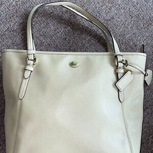 Beige Coach Purse